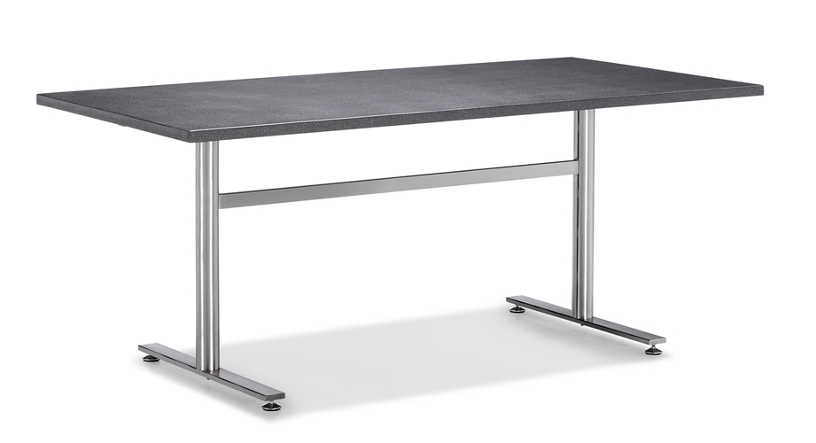 Garden dining table set stainless steel leg table (T051S)