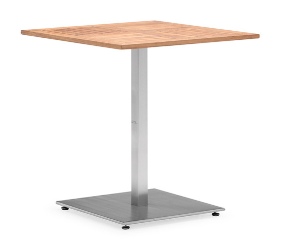 Stainless steel legs outdoor teak wood table (T015M)
