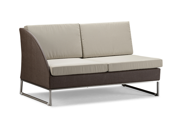 Outdoor patio sofa left sectional (S113MBR2)