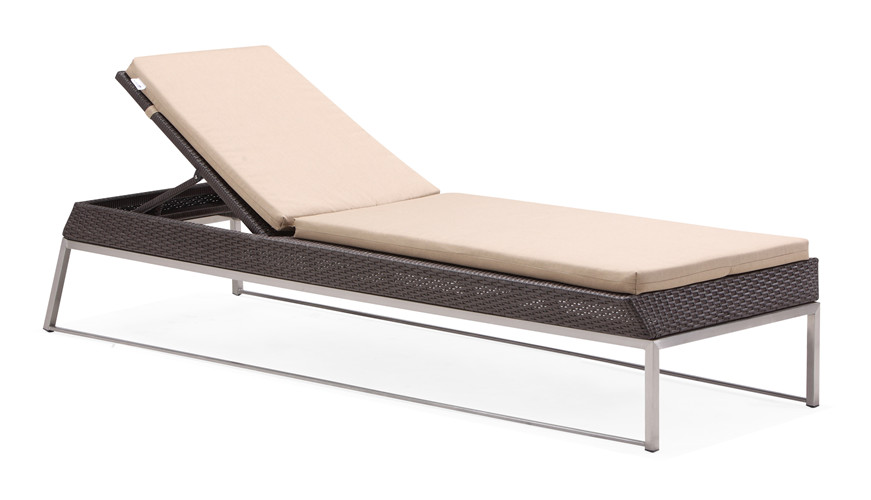 Outdoor beach comfortable chaise lounge(C018T)
