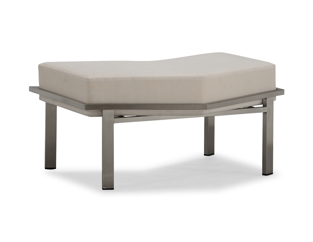Metal modern sectional sofa ottoman (S111J)