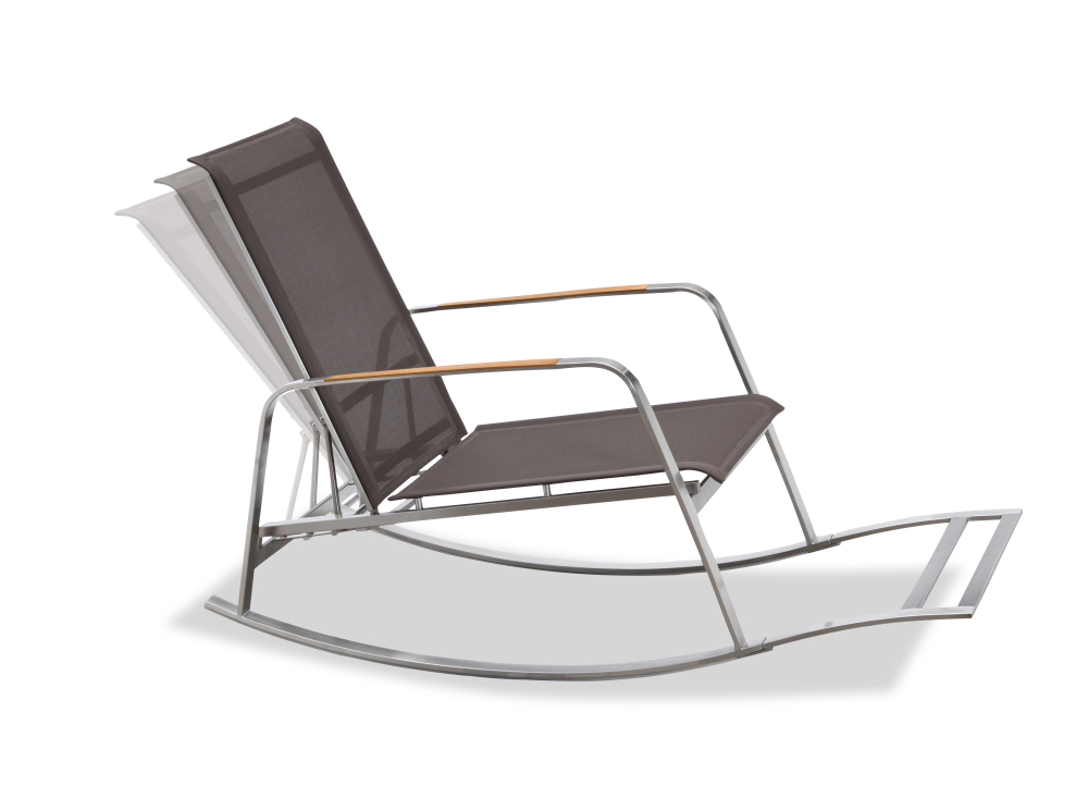 Low rocking chair with armrest(C024BF-A)