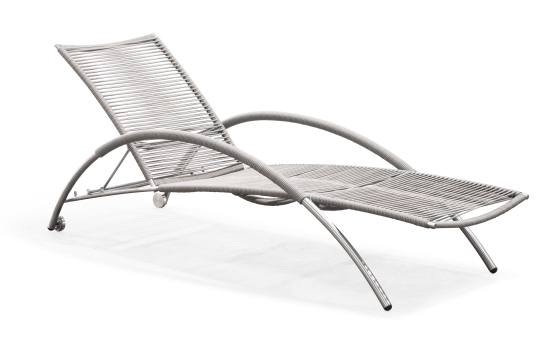 Outdoor sun lounger with arms(C019SF)