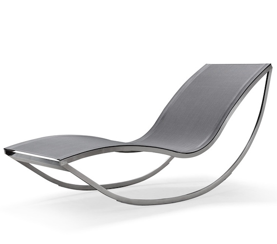 Outdoor chaise lounge armless (C200B)